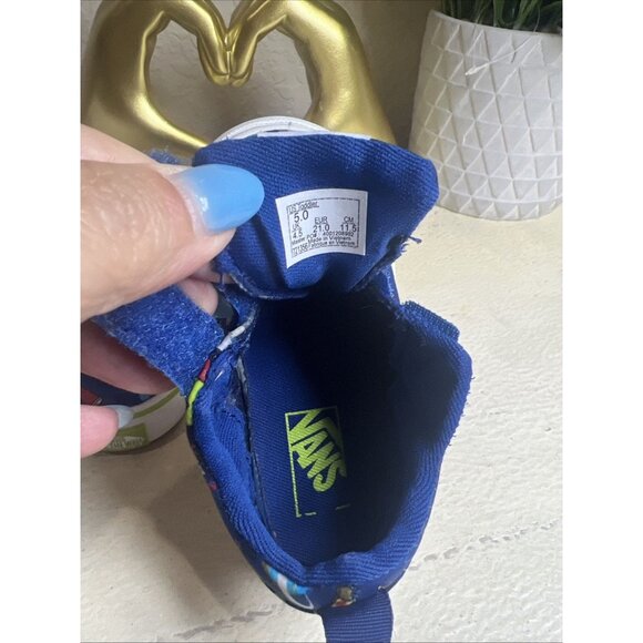 VANS WARD V SPACED OUT Tennis Shoes boys, size (TODDLER) 5 Aliens Space - Picture 9 of 10